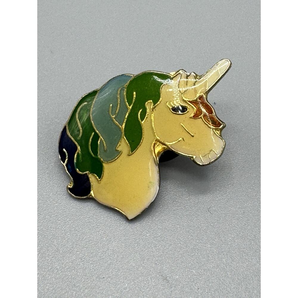 Vintage Unicorn Mythical Horse Lapel Pin